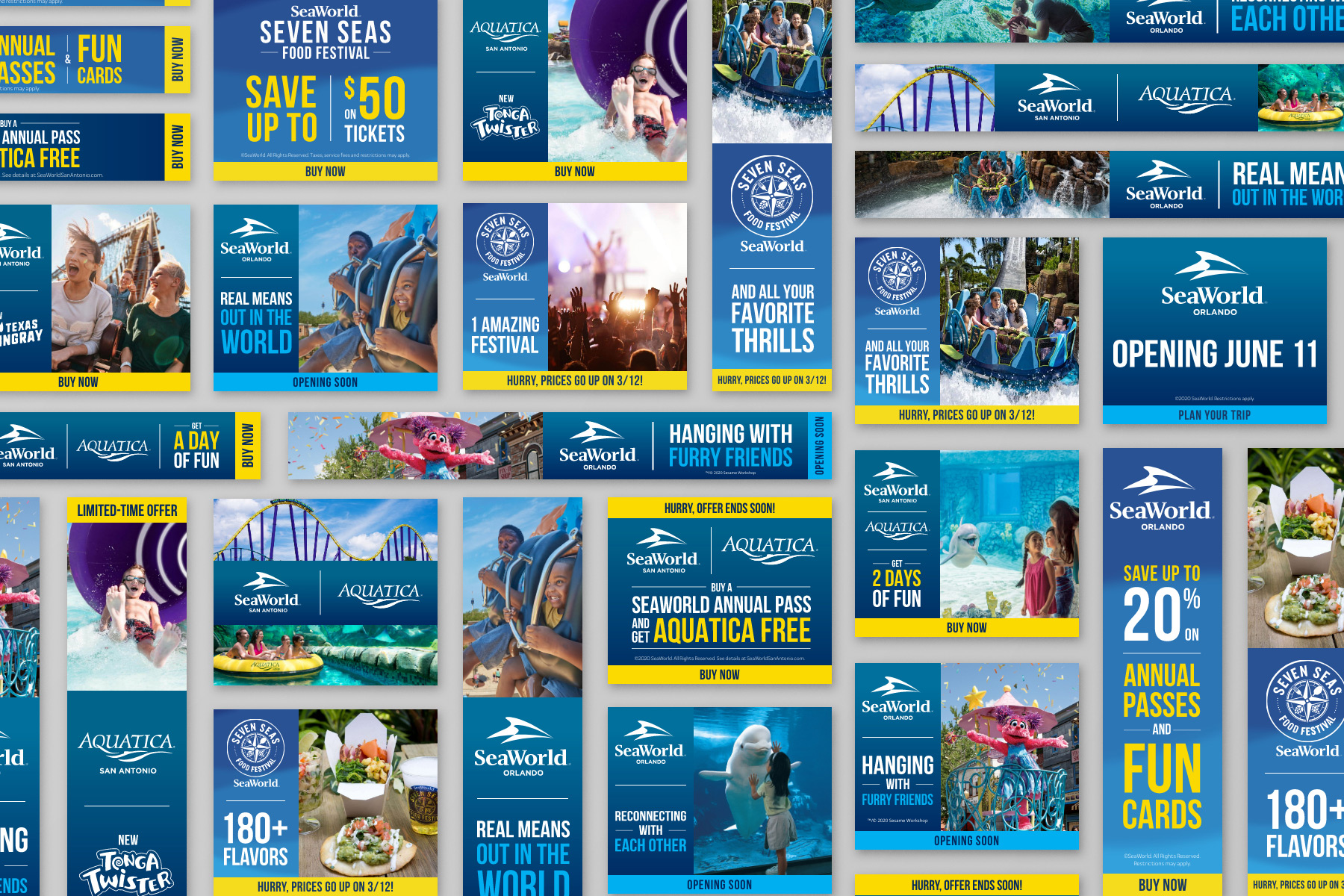 SeaWorld Seven Seas Banners